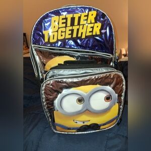 Brand new without your tags, better together backpack with your lunchbox
